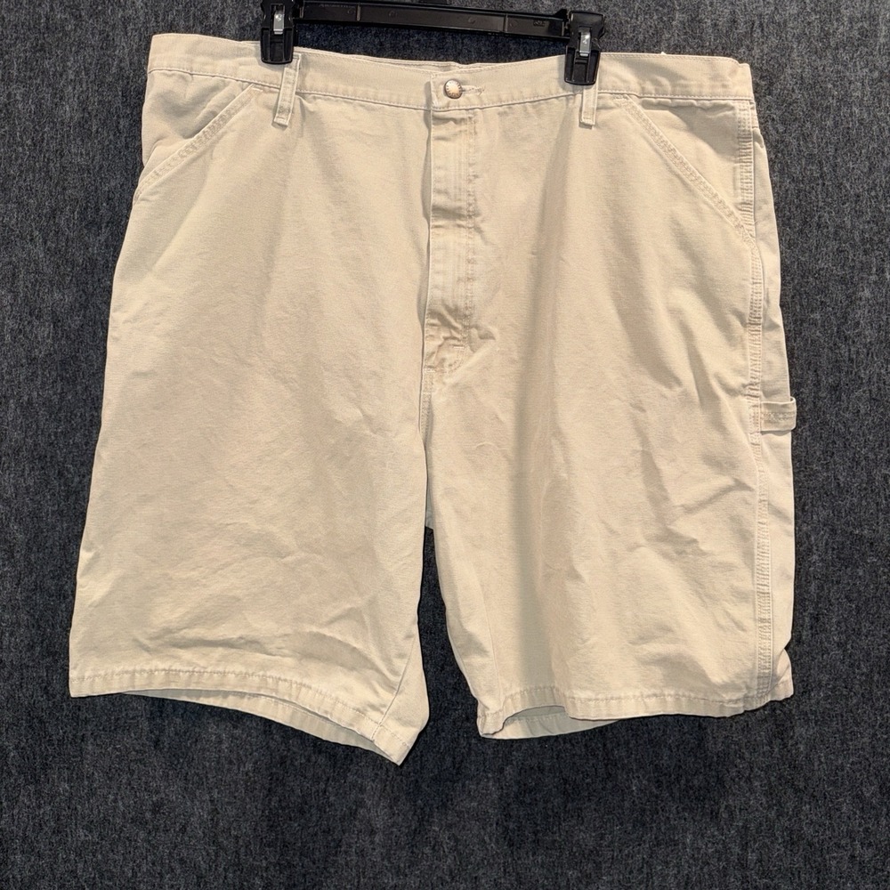 Rustler Men's Carpenter Shorts Brown Utility Workwear Hammer Loop Size 42 Hiking